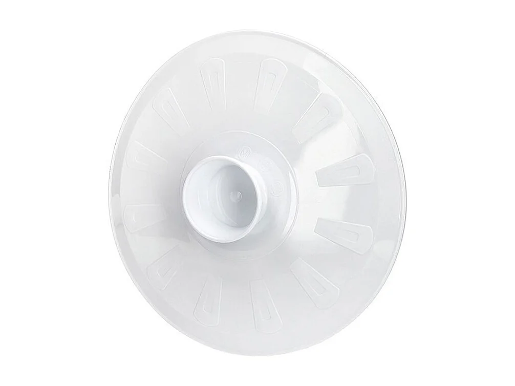 Tapa giratortillas Oryx PVC blanco Ø29 cm