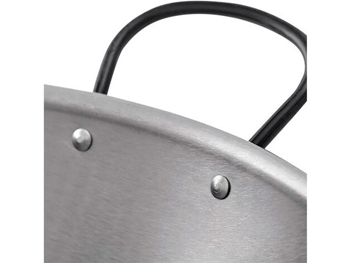 Sartén honda Vaello acero pulido especial arroces y calderetas inox Ø50 cm