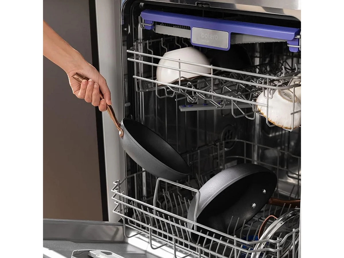 Set de 2 sartenes Cecotec Polka Fantasy Bucket aluminio forjado dorado Ø20/Ø24 cm