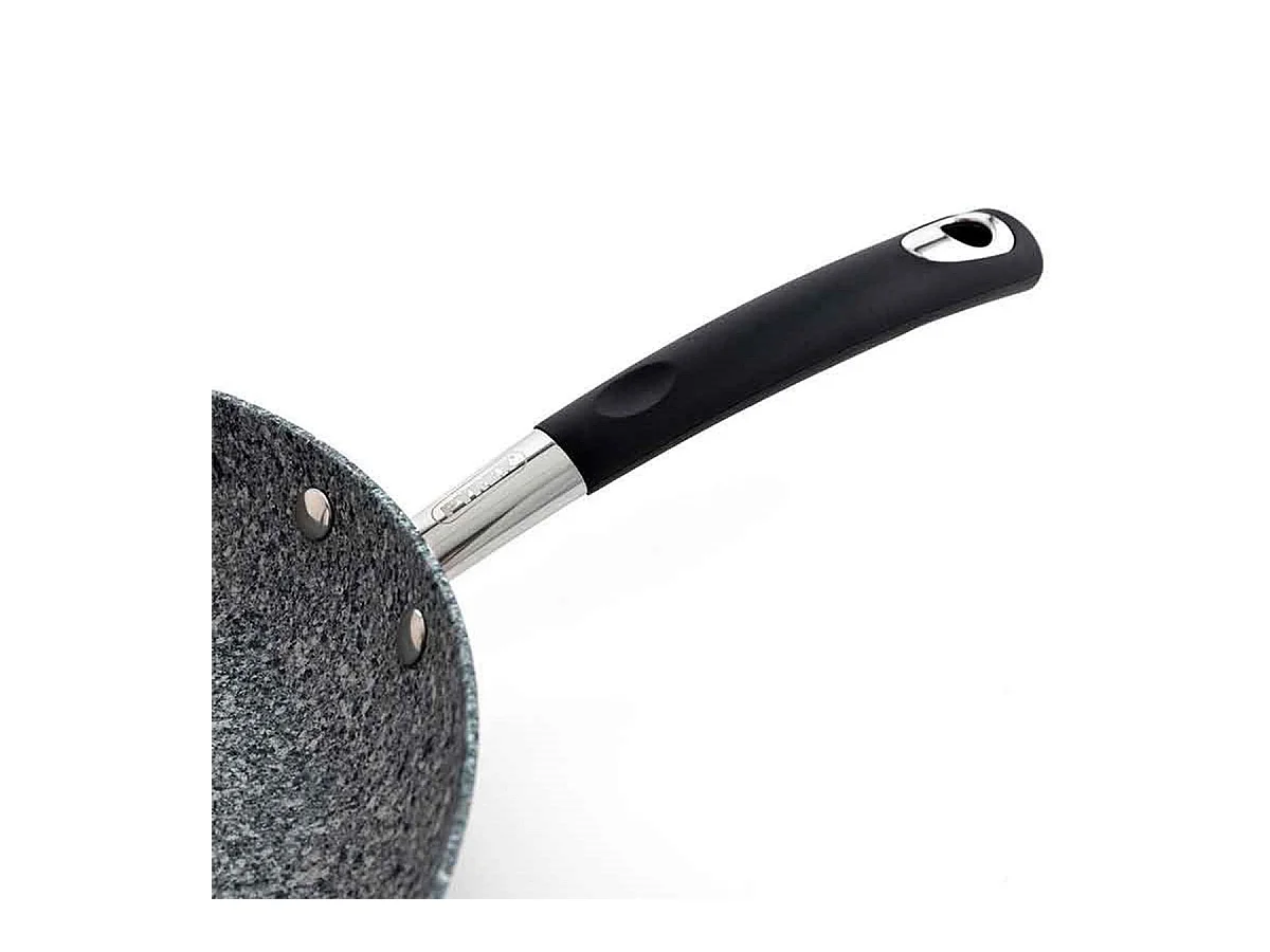 Sartén Artic Pyrex aluminio estampado antiadherente tricapa negro Ø28 cm