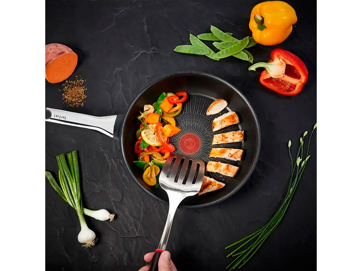 Sartén Excellence Tefal revestimiento antiadherente sistema Thermo-Fusion+ negro 24 cm