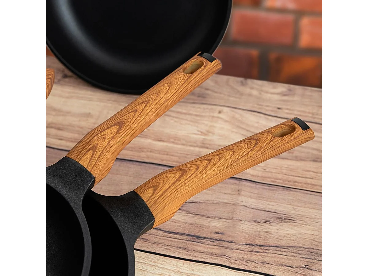 Sartén Karbon Quid aluminio fundido negro Ø20 cm