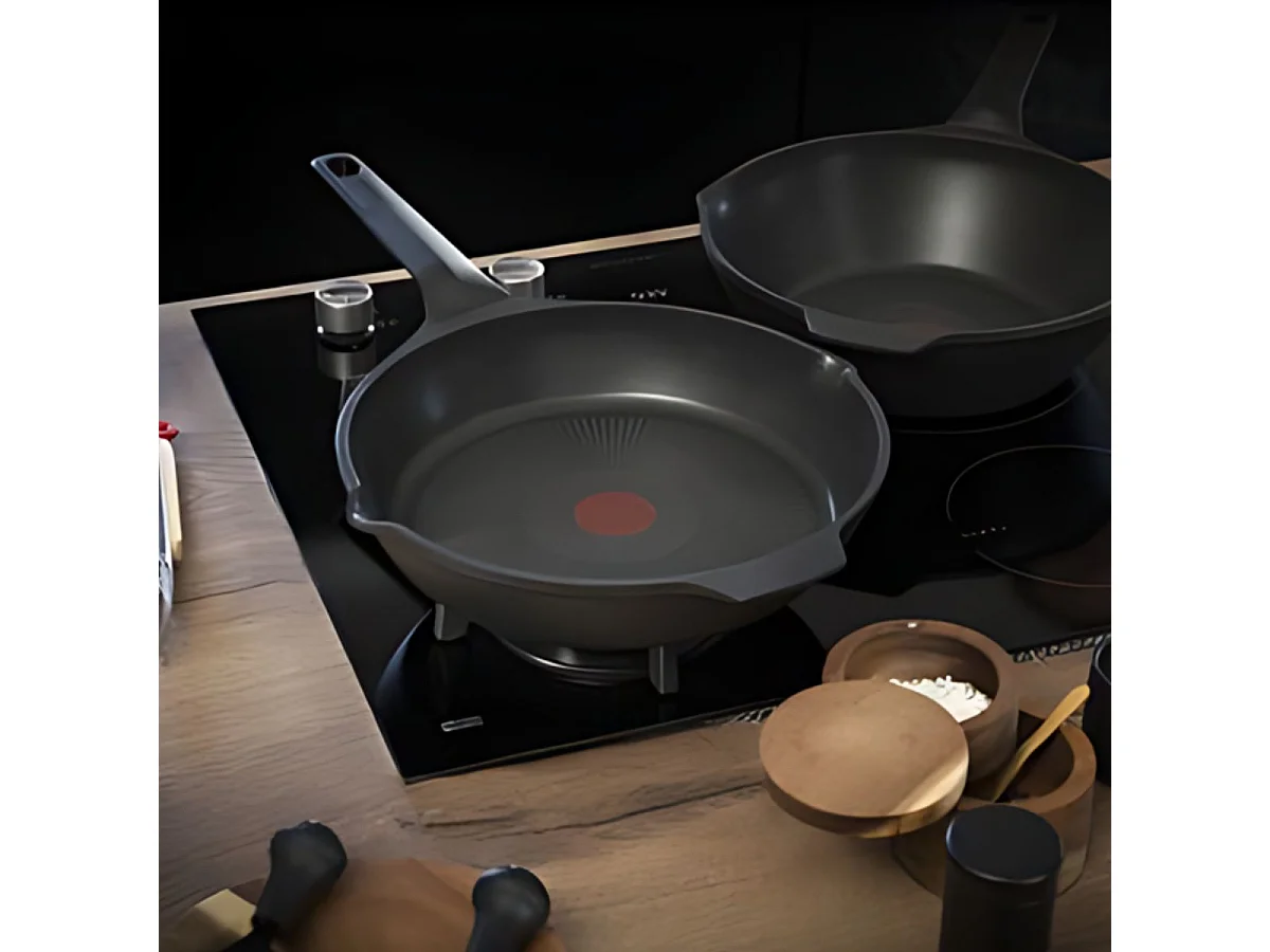 Sartén Tefal Robusto antiadherente aluminio fundido negro Ø24 cm