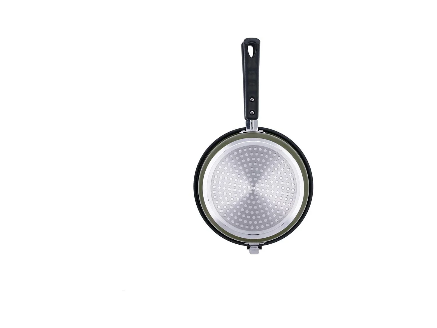 Sartén doble Naturalia Quid aluminio prensado verde Ø26 cm