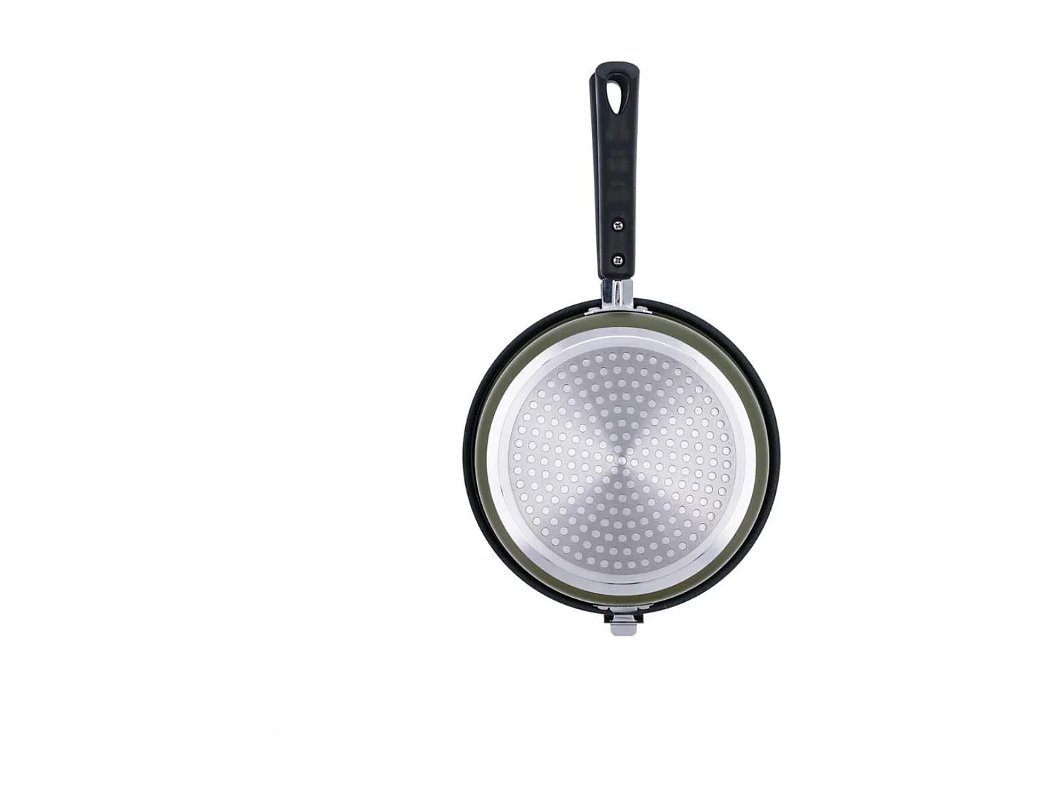 Sartén doble Naturalia Quid aluminio prensado verde Ø26 cm