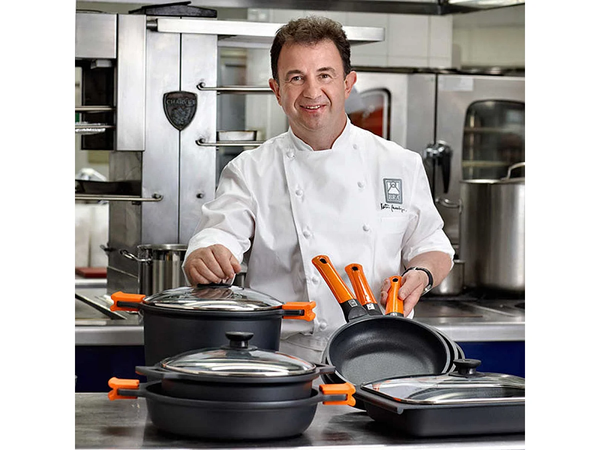 Sartén Efficient Orange Bra fondo Full Induction naranja/negro Ø20 cm