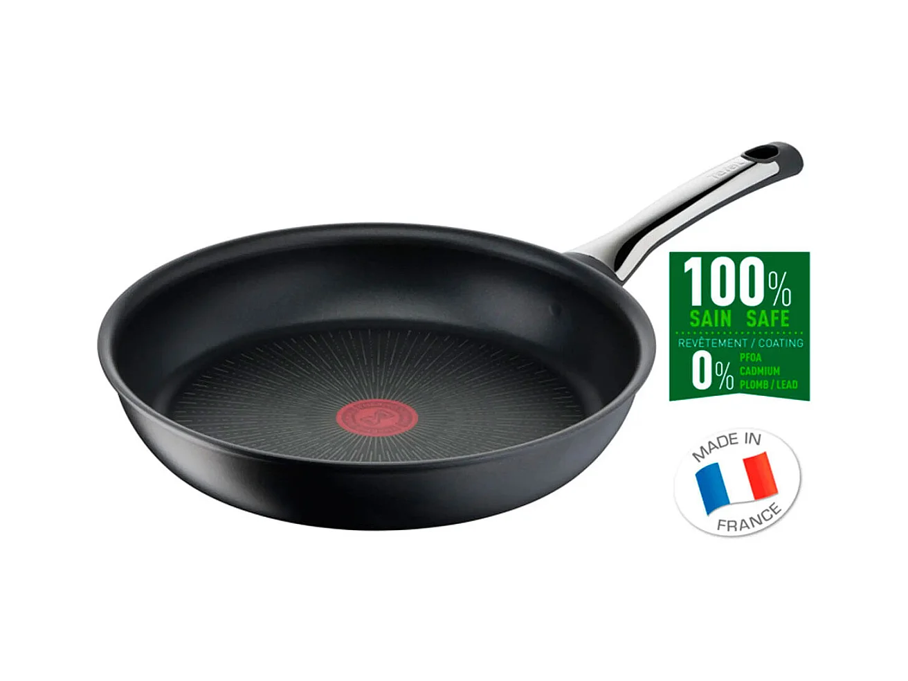 Sartén Excellence Tefal revestimiento antiadherente sistema Thermo-Fusion+ negro 26 cm