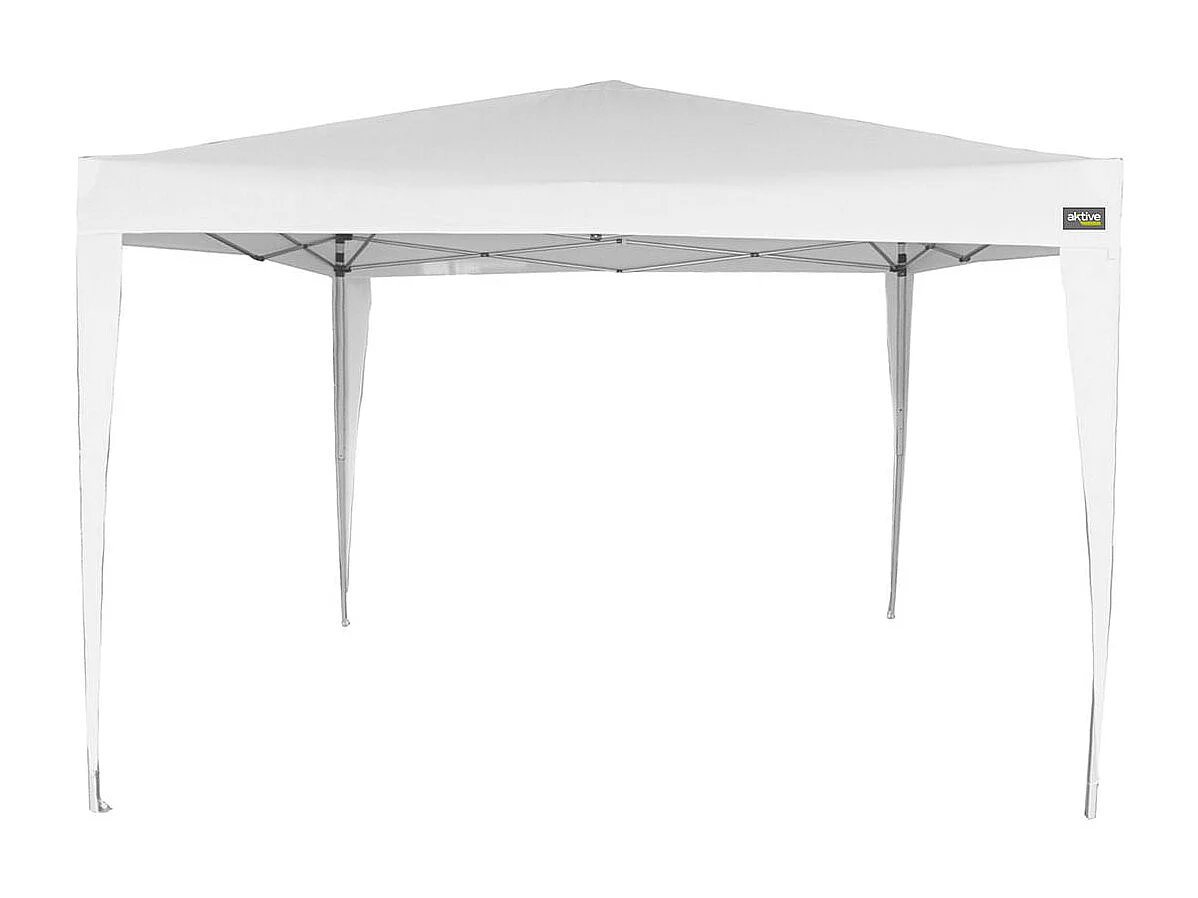 Cenador plegable Aktive poliéster blanco 250x300x300 cm