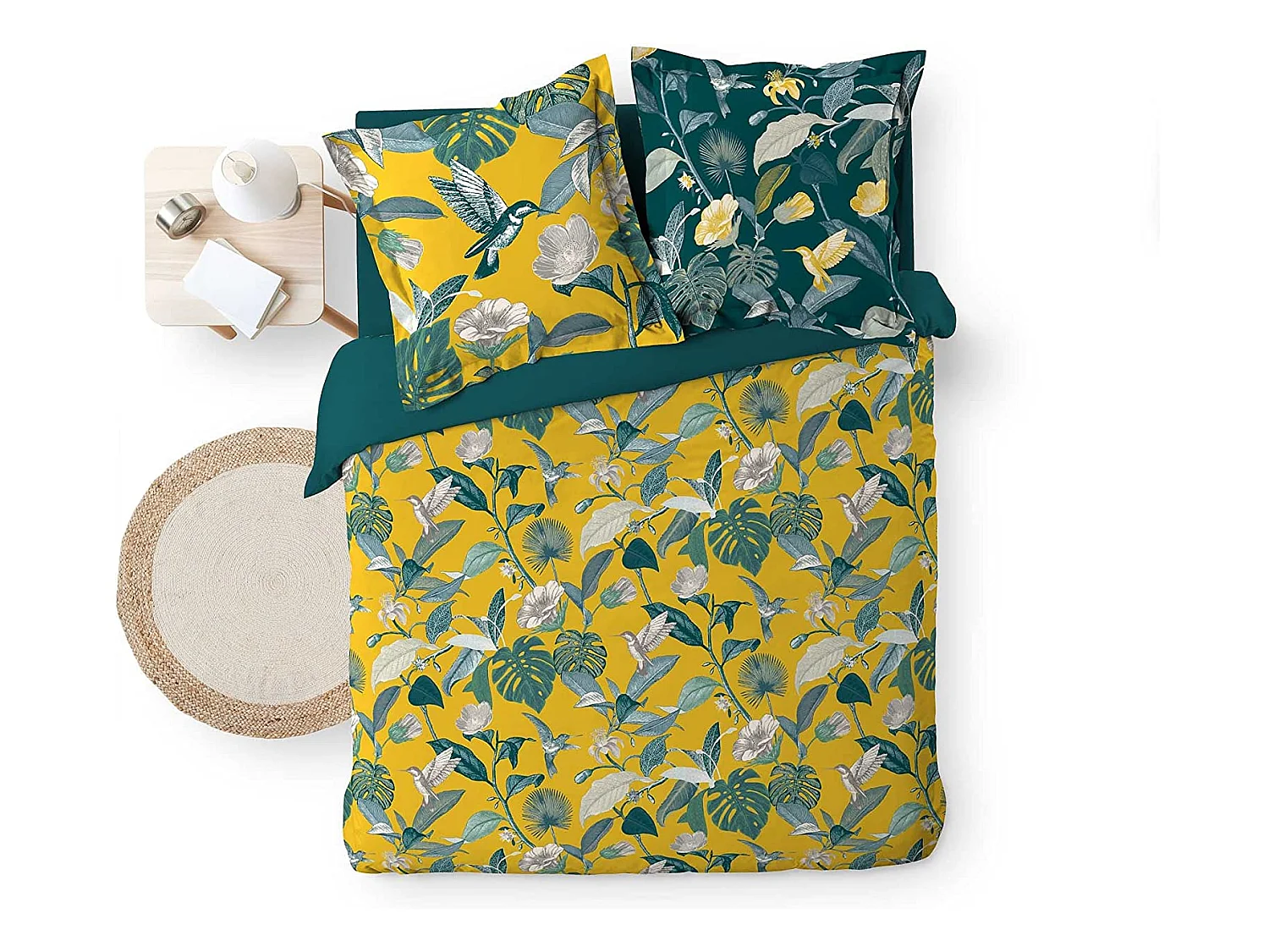 Parure housse couette Joli Colibris
