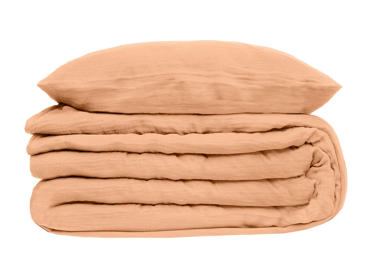 Dekbedovertrek katoen roze 150x200cm