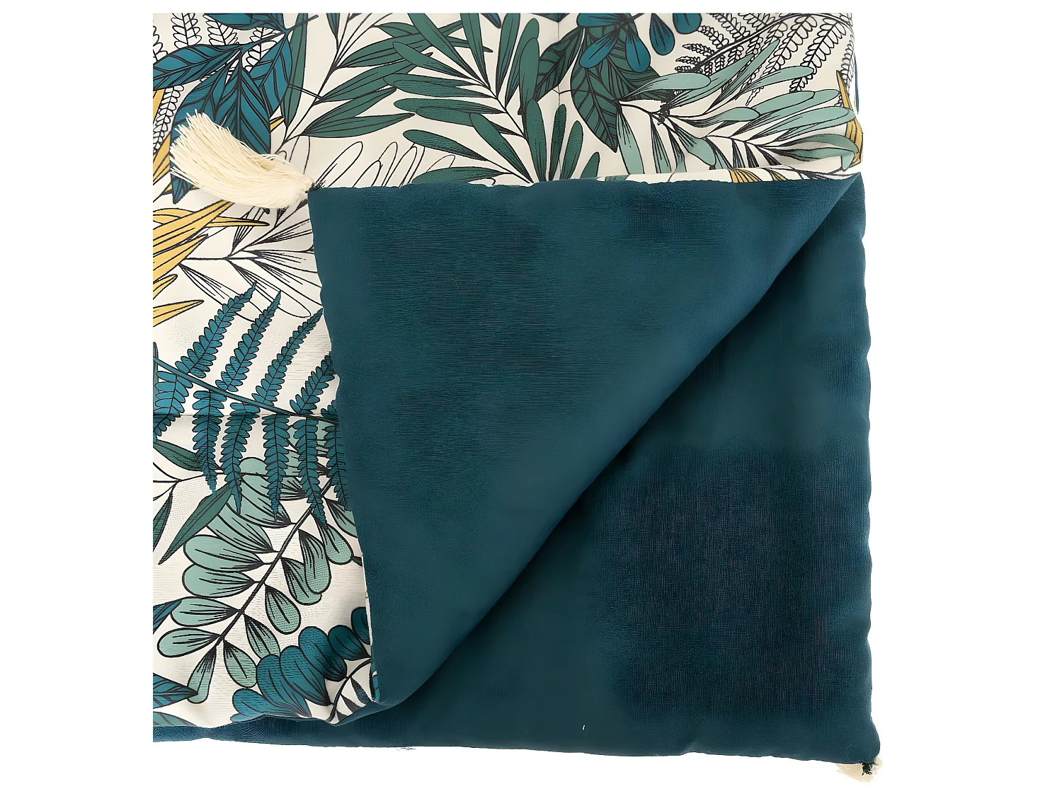 Edredon couverture en Velours Imprimé Tropik 80 x 180 cm