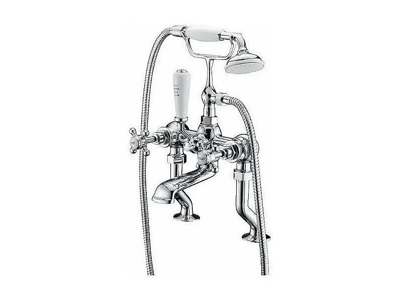 Robinet mélangeur baignoire rétro sur plage CANTERBURY