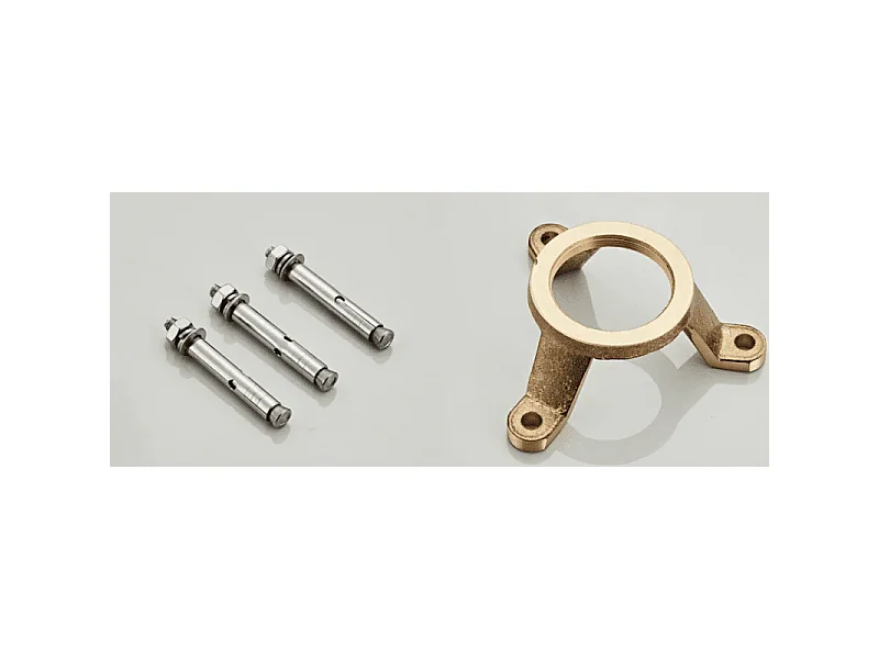 Robinet mitigeur baindouche sur pied CALGARY or brossé