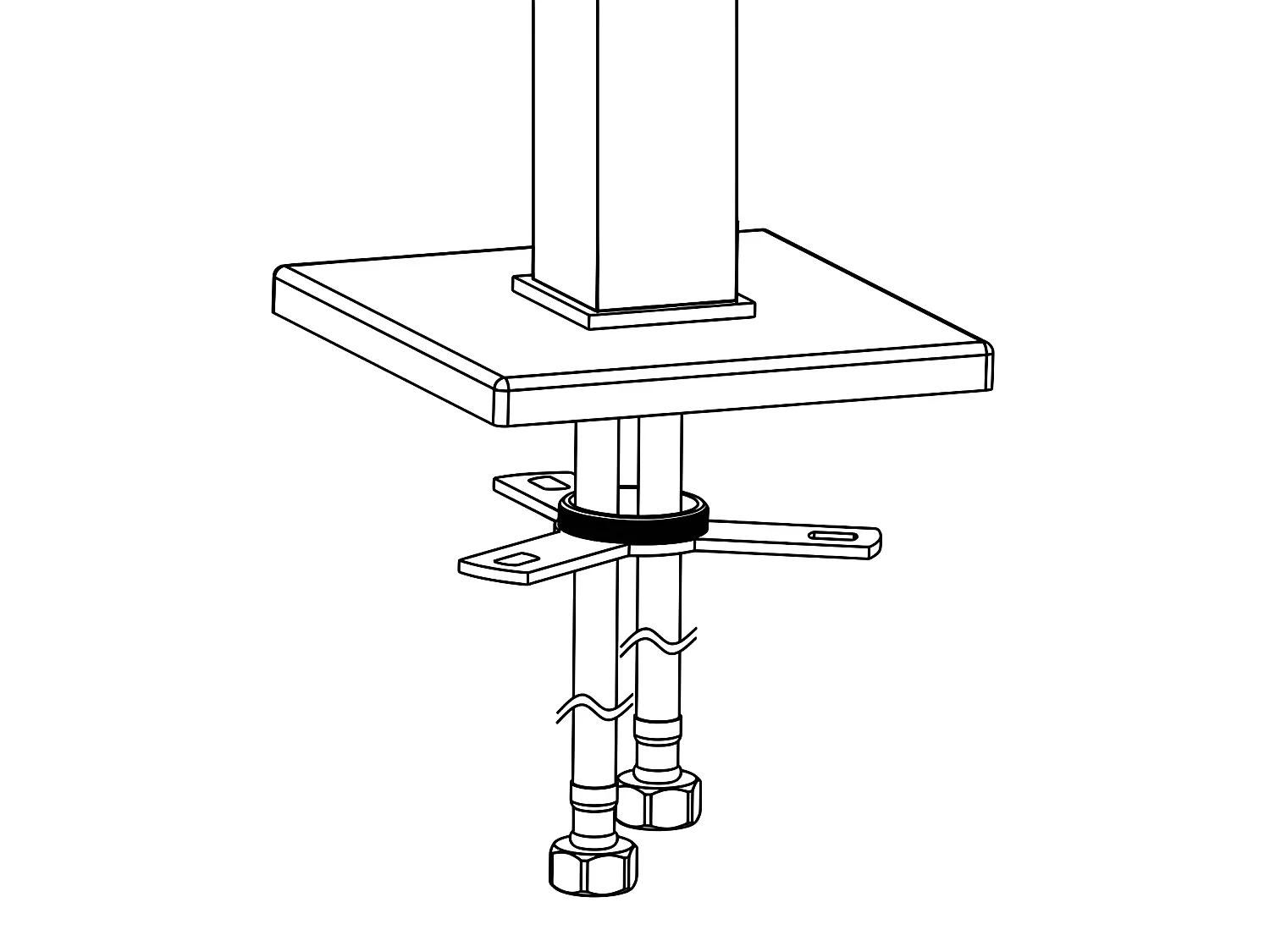 Robinet mitigeur baignoire sur pied MENTO