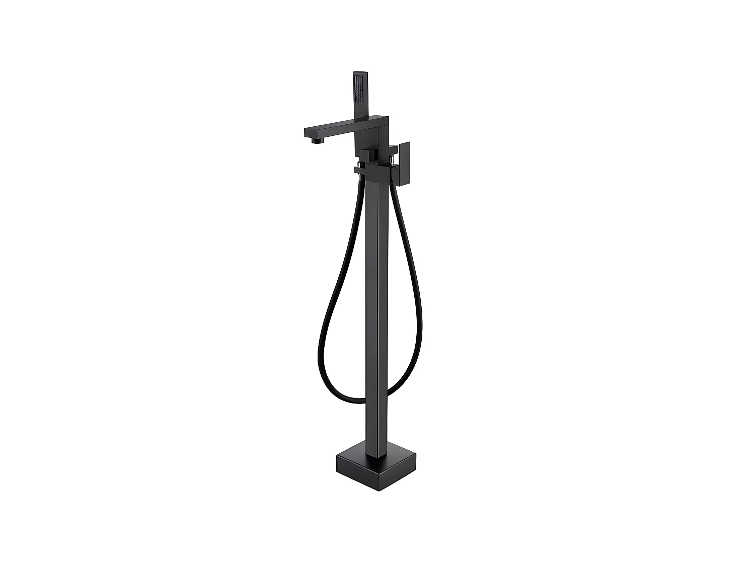 Robinet mitigeur baignoire sur pied MENTO noir mat