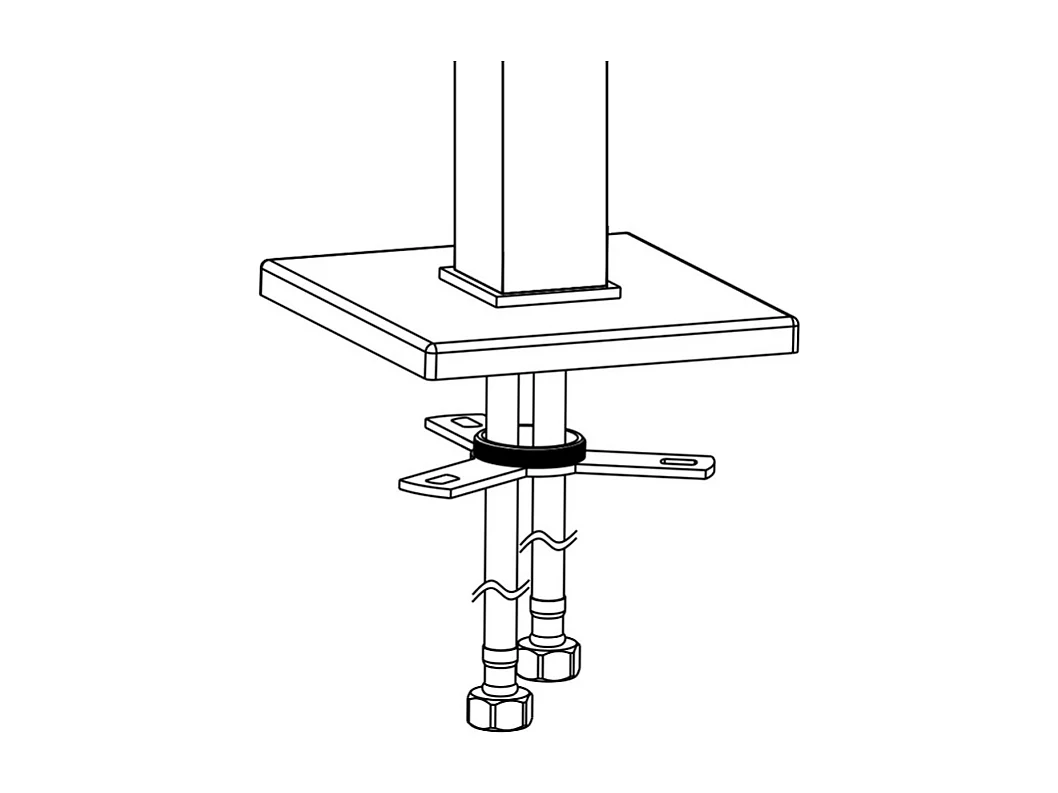 Robinet mitigeur baignoire cascade TANO sur pied