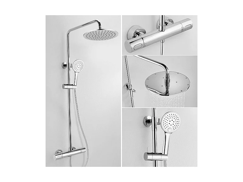 Colonne de douche thermostatique MANDA avec technologie KeepCool®