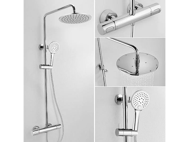 Colonne de douche thermostatique MANDA avec technologie KeepCool®