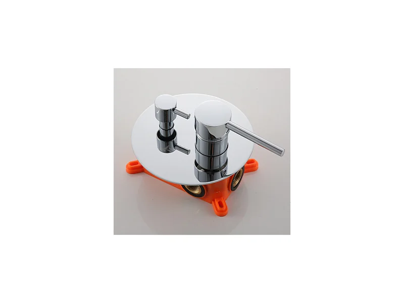 Kit de douche à encastrer AVA chromé