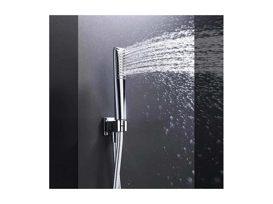 Kit de douche thermostatique encastré HIDRA chromé