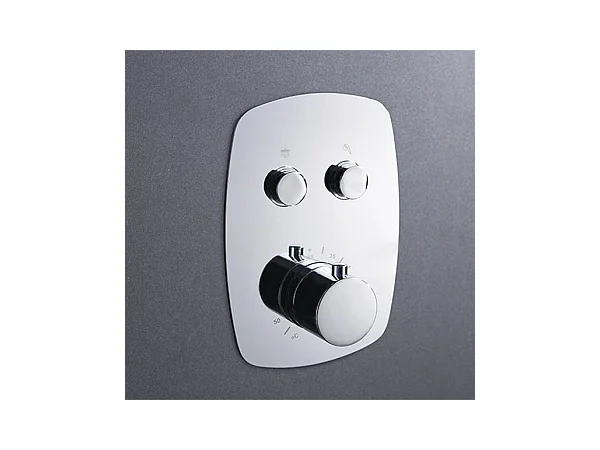 Kit de douche thermostatique encastré HIDRA chromé