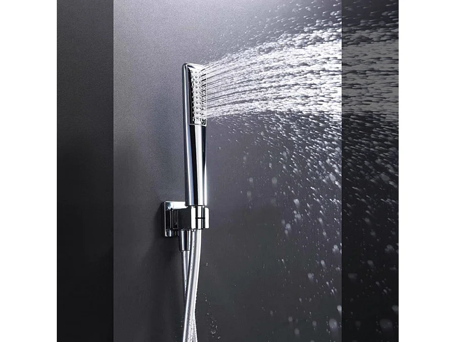 Kit de douche thermostatique encastré HIDRA chromé