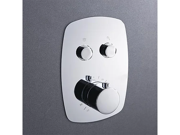 Kit de douche thermostatique encastré HIDRA chromé