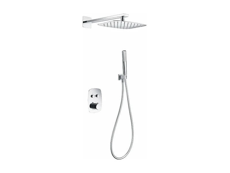 Kit de douche thermostatique encastré HIDRA chromé