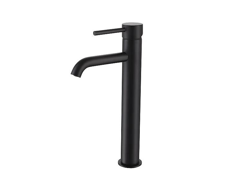 Robinet mitigeur lavabo réhaussé PICO noir mat