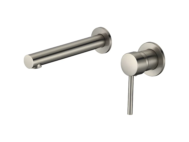 Grifo monomando lavabo empotrado KAVALA acero cepillado