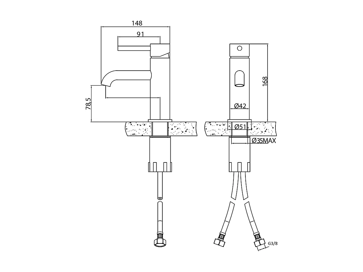 Robinet mitigeur lavabo PICO