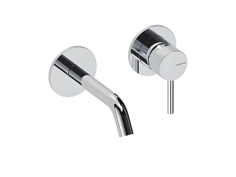 Robinet mitigeur mural LOOP 14 cm Chrome