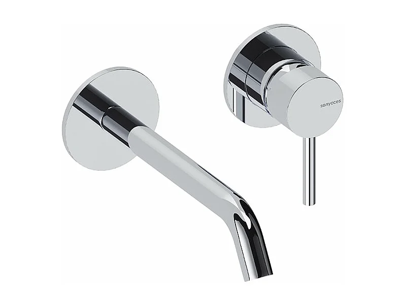 Robinet mitigeur mural LOOP 18 cm Chrome