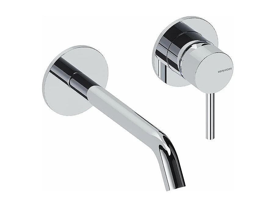 Robinet mitigeur mural LOOP 18 cm Chrome