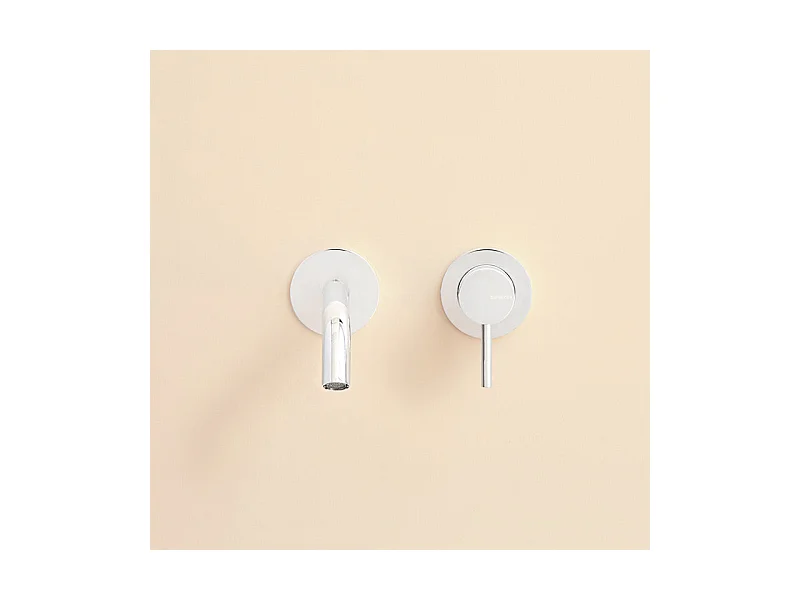 Robinet mitigeur mural LOOP 18 cm Chrome