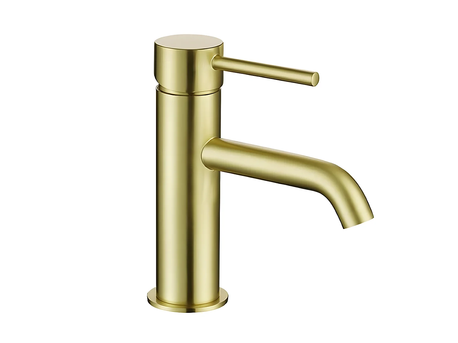 Robinet mitigeur lavabo PICO or brossé