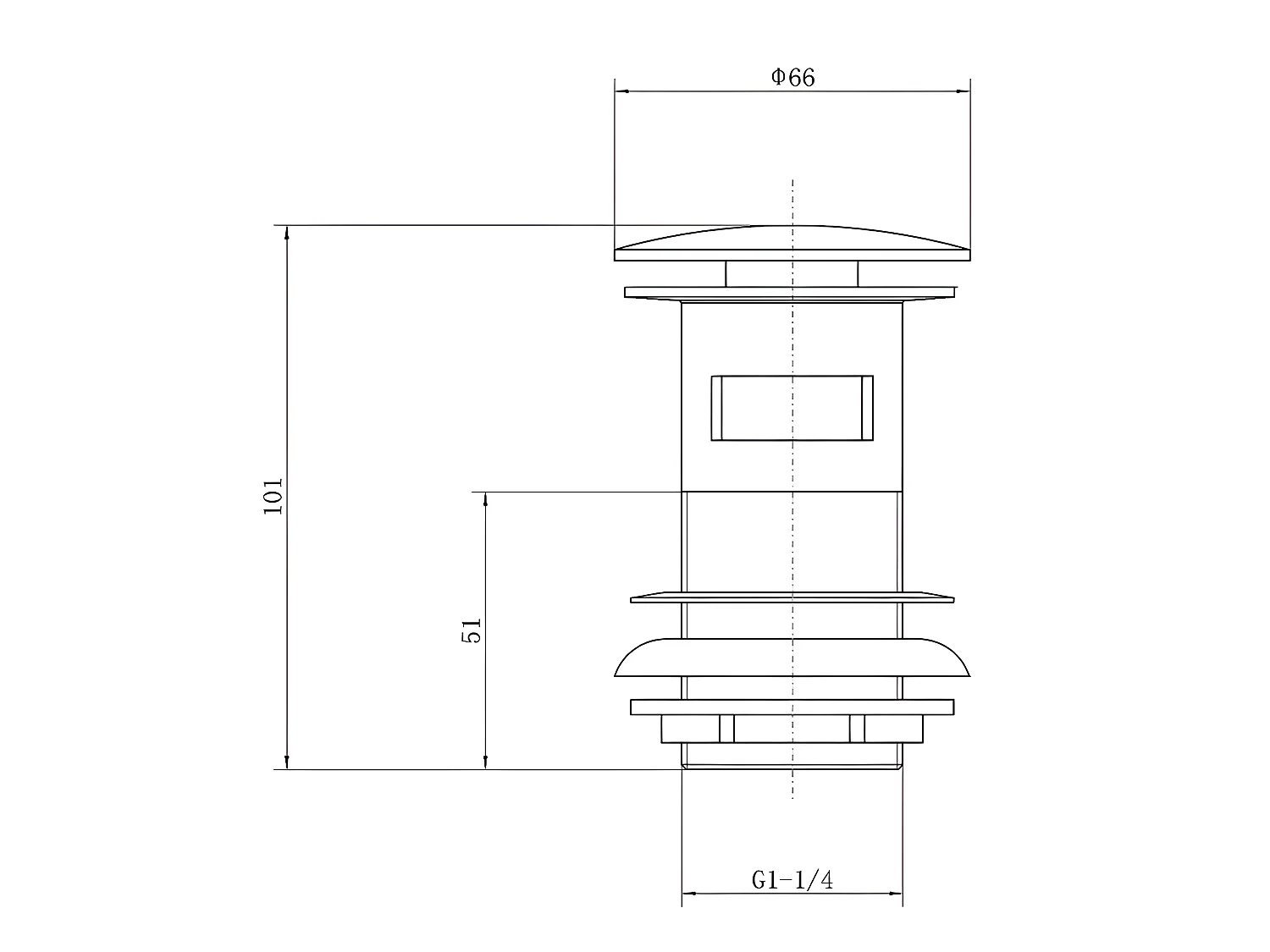 Grifo lavabo monomando PICO dorado con válvula de desagüe