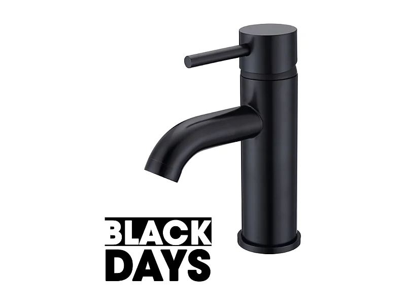 Robinet mitigeur lavabo PICO noir mat