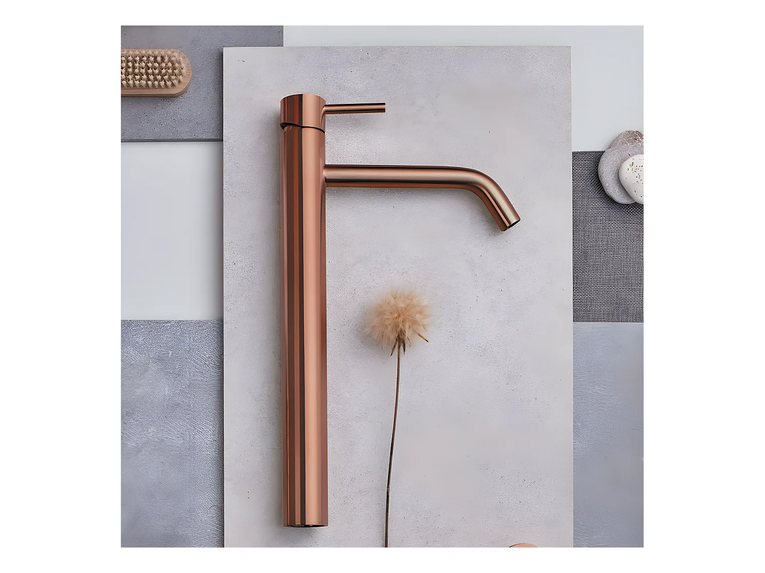 Robinet mitigeur lavabo rehaussé LOOP  Chrome