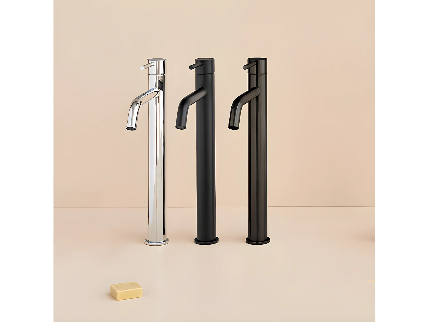 Robinet mitigeur lavabo rehaussé LOOP  Chrome