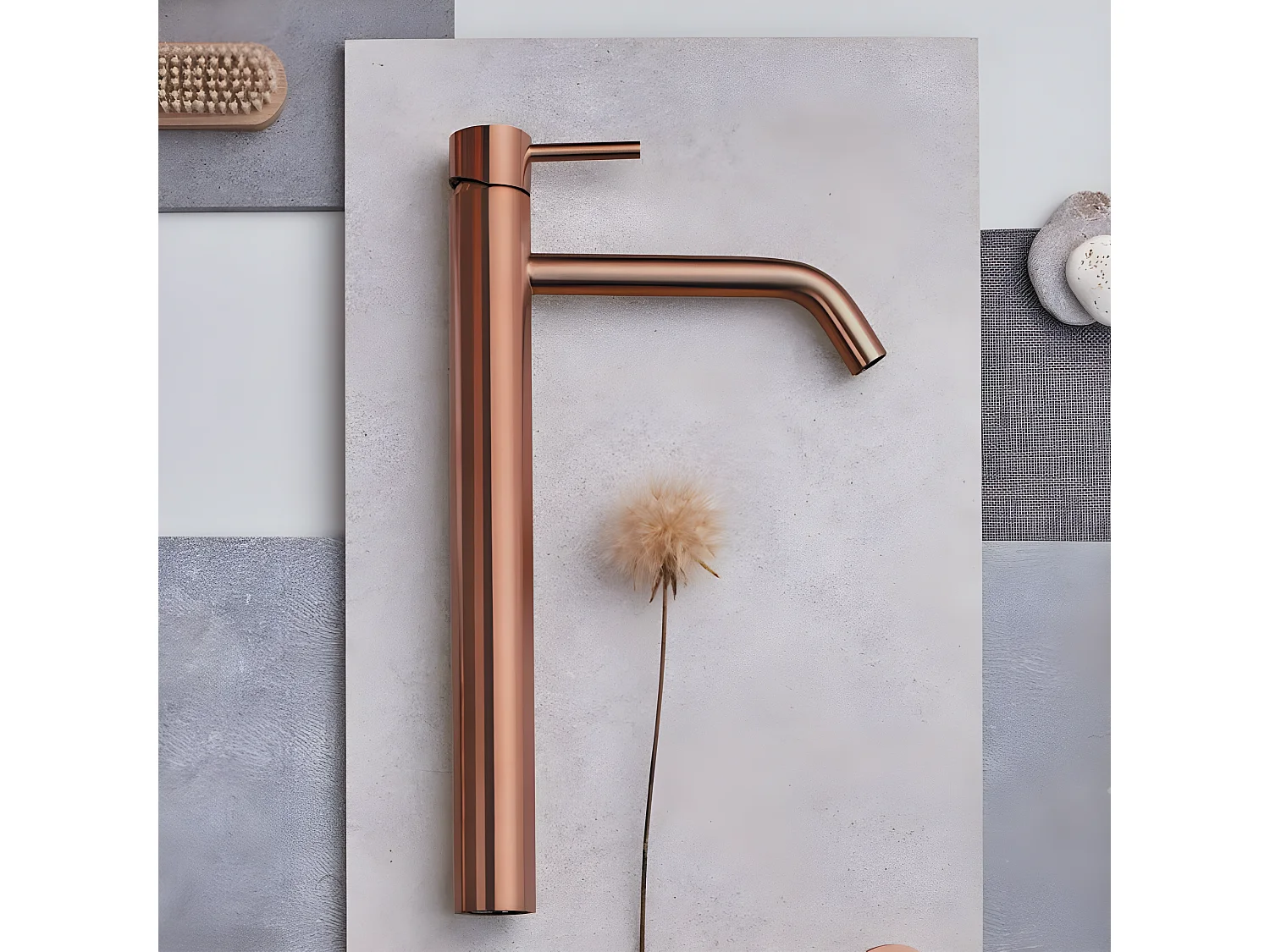 Robinet mitigeur lavabo rehaussé LOOP  Chrome