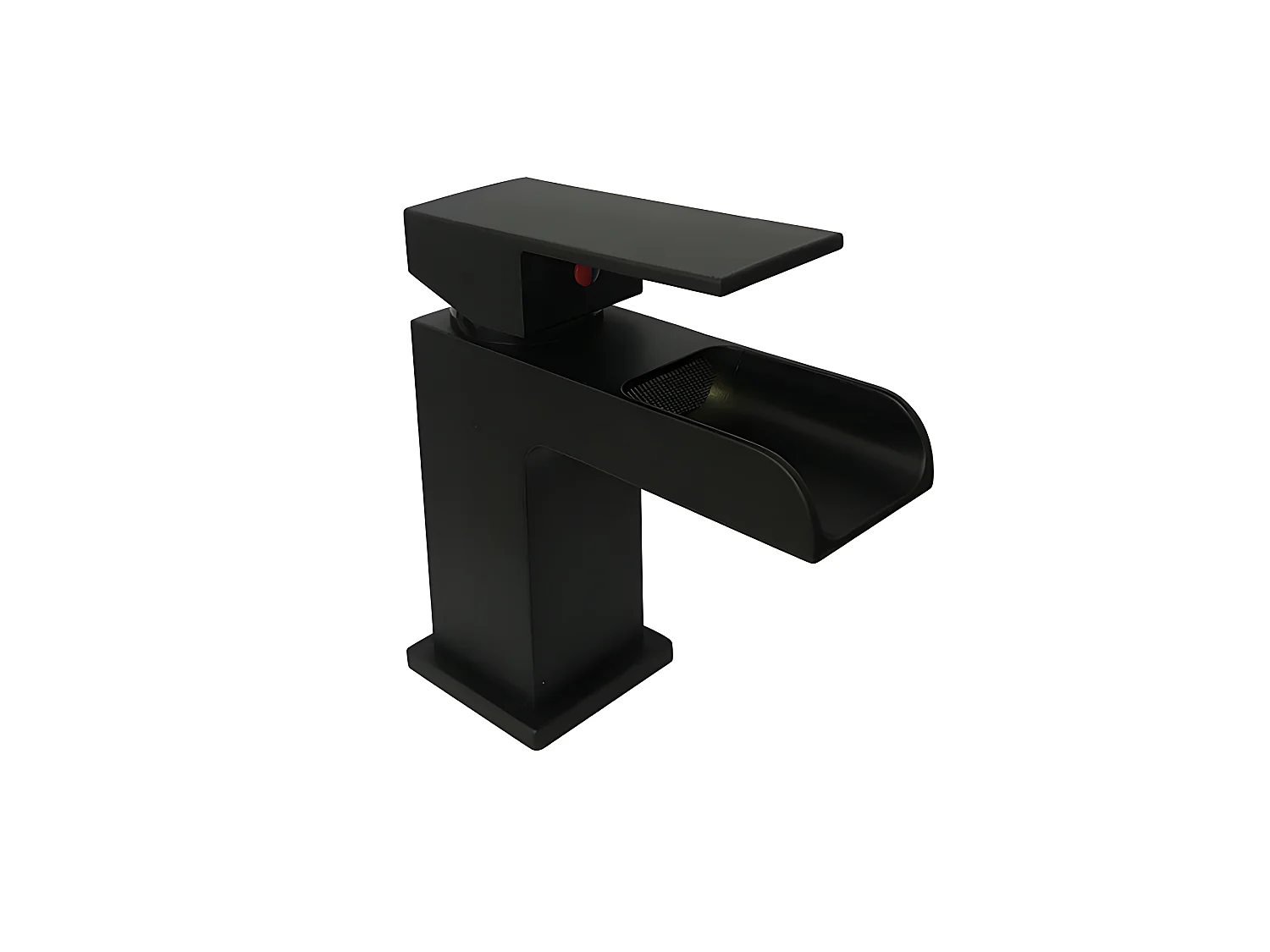 Robinet mitigeur lavabo cascade TANO noir mat