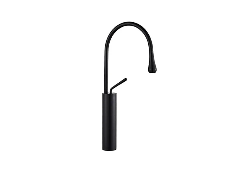 Miscelatore per lavabo alto CALGARY monocomando nero opaco