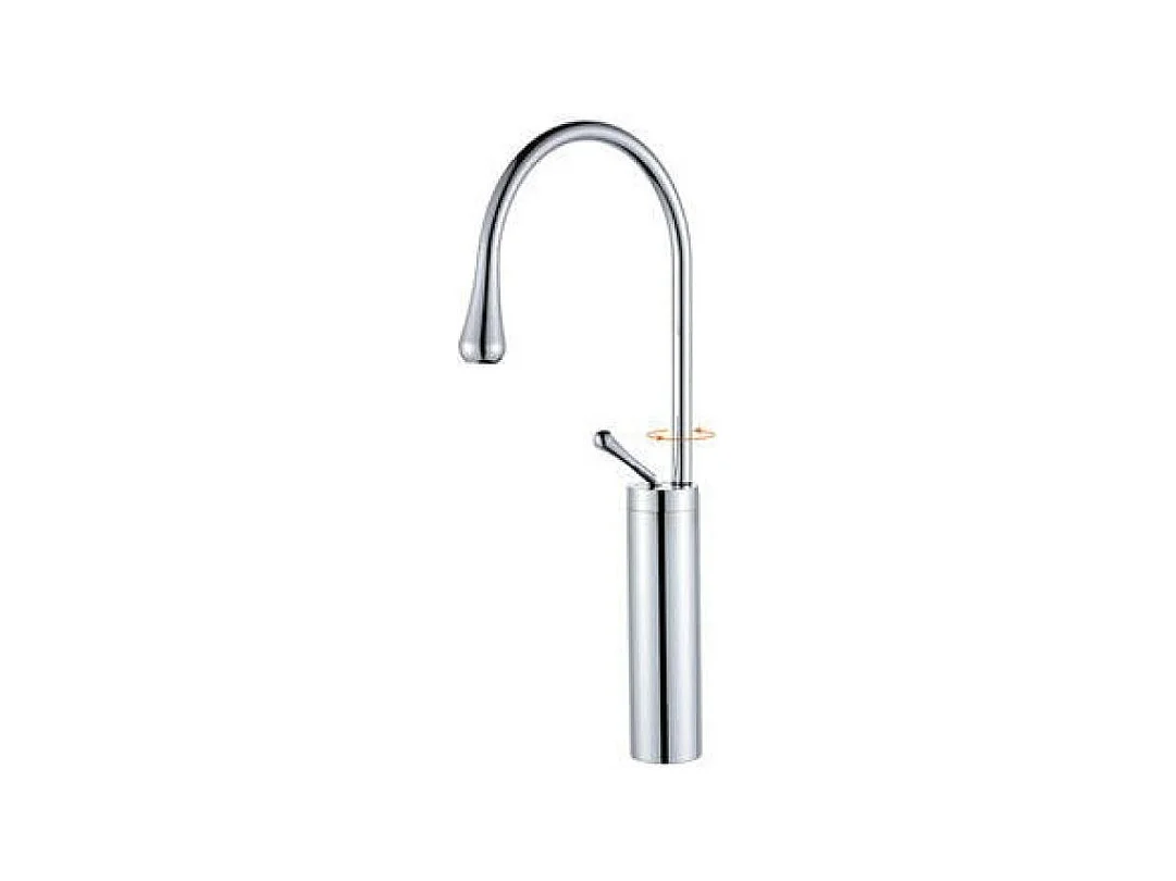 Grifo monomando lavabo alto giratorio CALGARY 48 Cromado