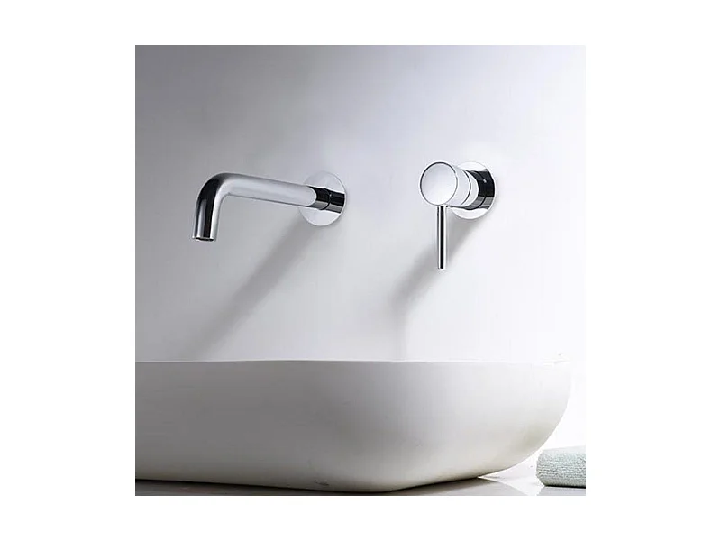 Robinet mitigeur mural encastré ETNA chromé