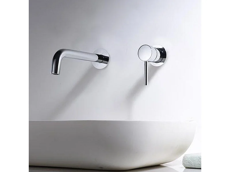 Robinet mitigeur mural encastré ETNA chromé