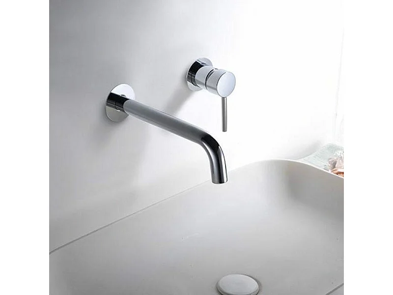 Robinet mitigeur mural encastré ETNA chromé