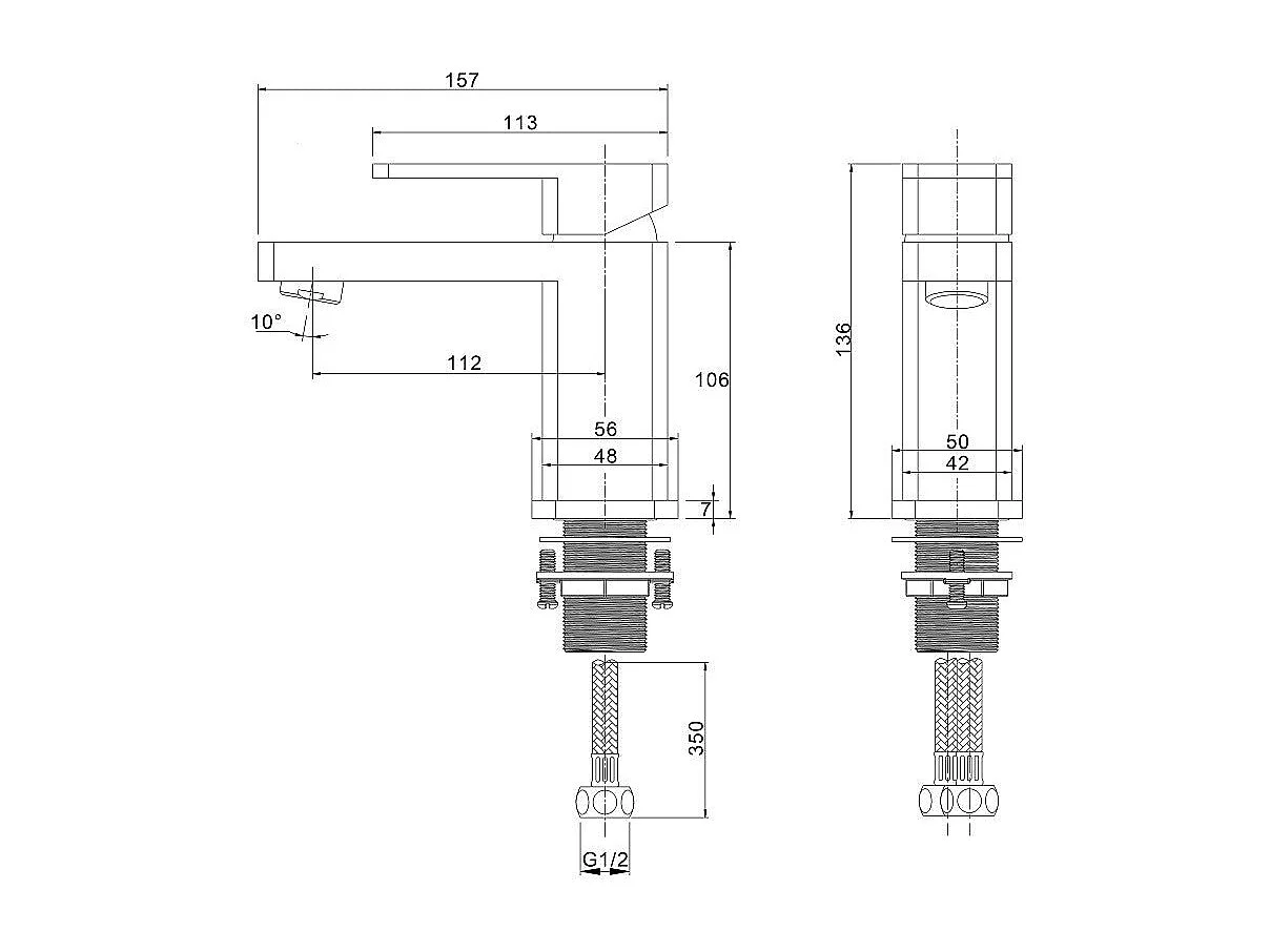 Robinet mitigeur lavabo MANZO