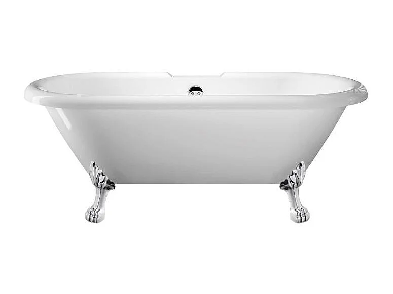 Bañera con patas CHELSEA  154 cm patas LEÓN CROMADAS