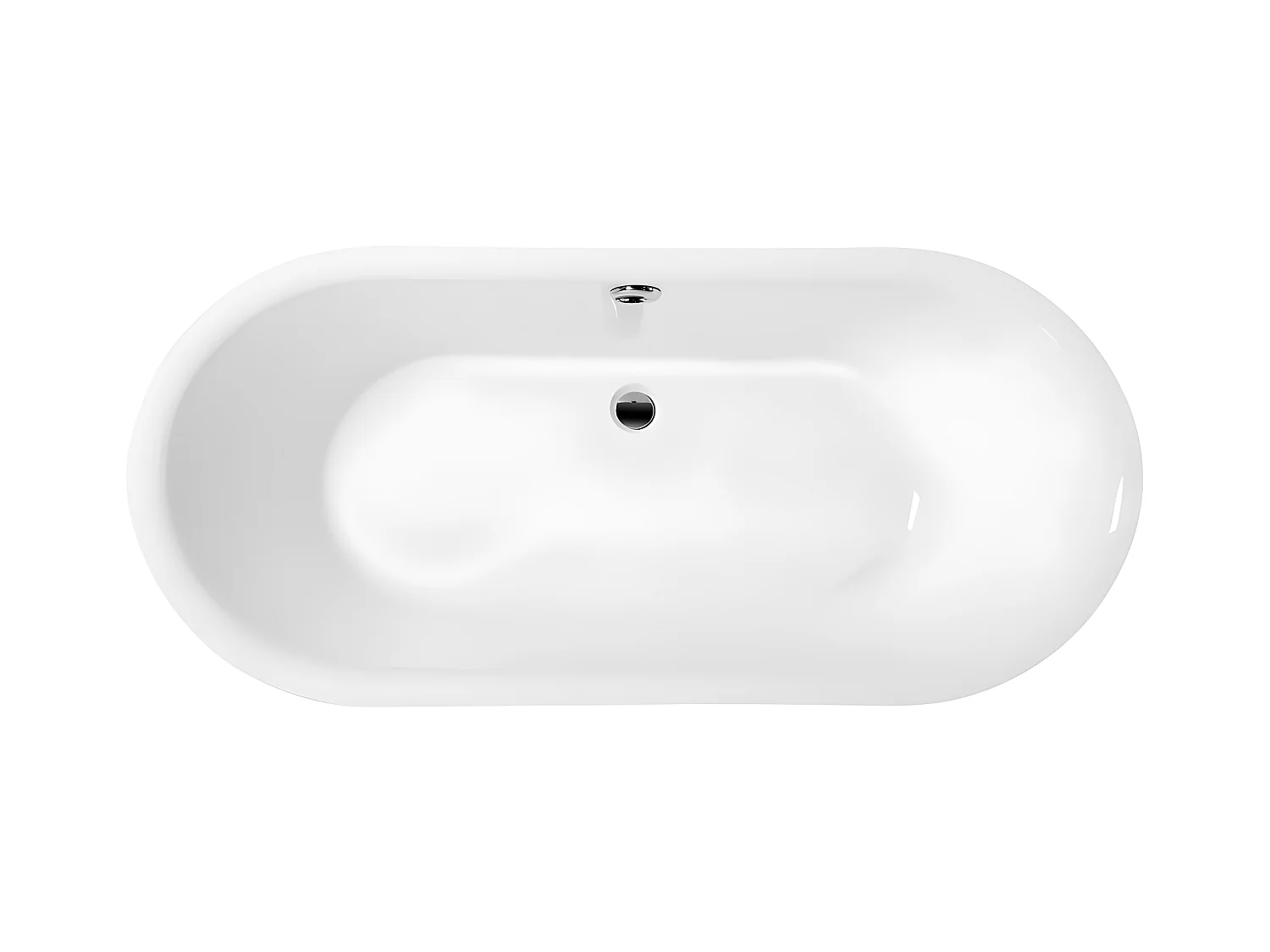 Bañera con patas SURRY HILLS  165 cm patas ÁGUILA CROMADAS